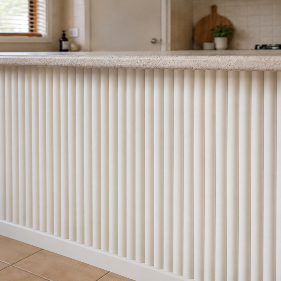 Mikos 1200 x 600mm Primed Flexible Wave Wall Panels