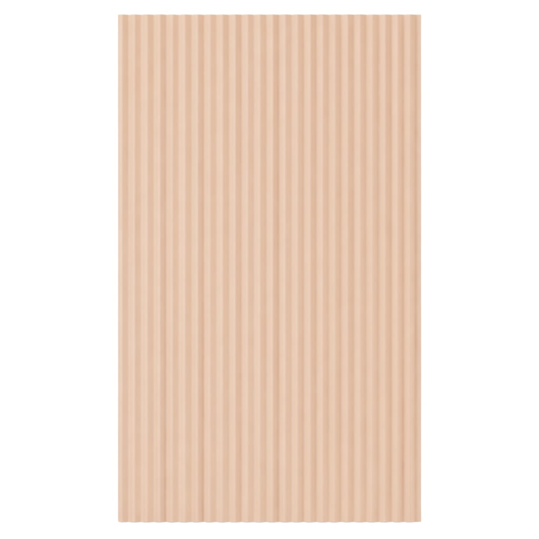 Curvatura 2400 x 1200mm Flexible Scallop Roll Panel