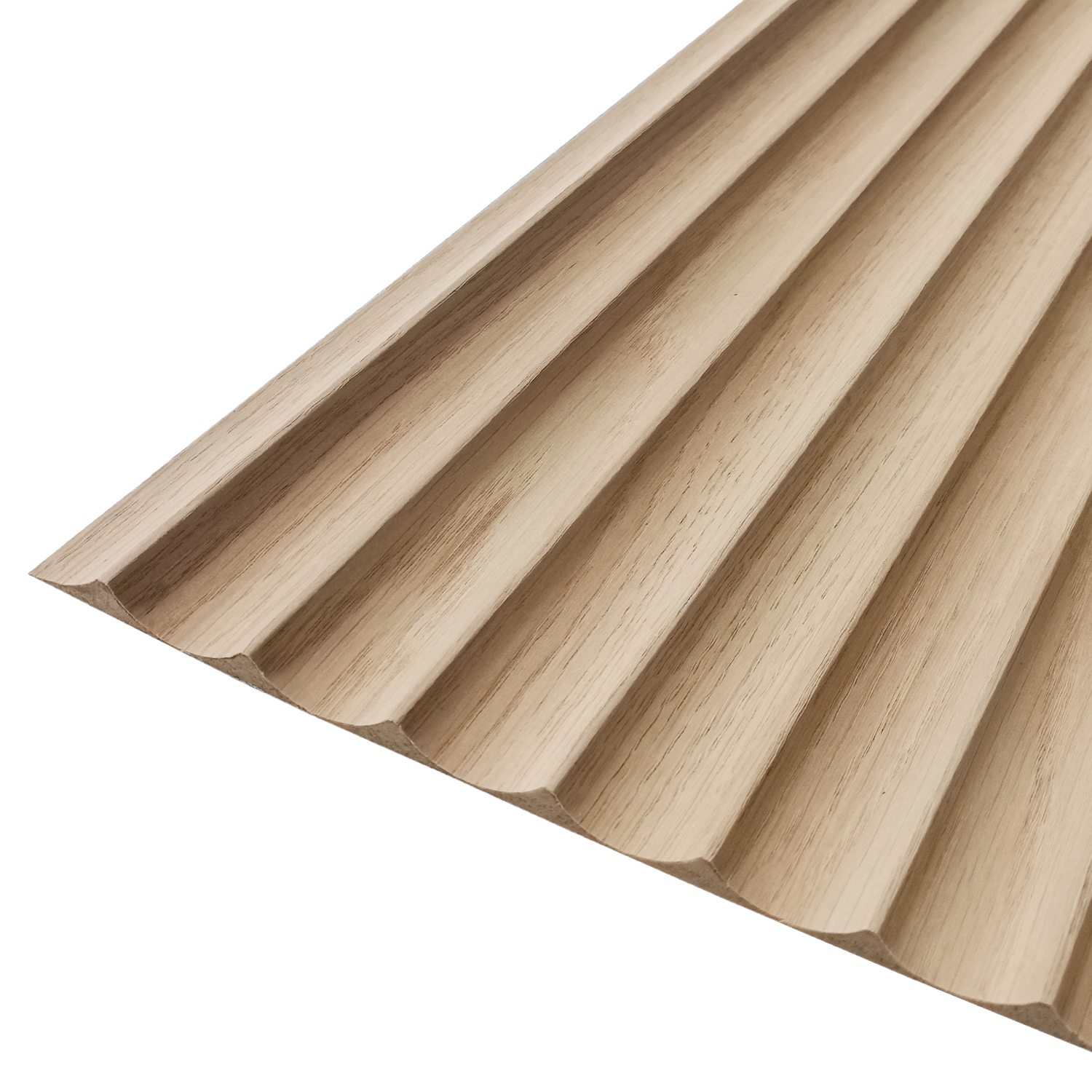 Mikos 1200 x 600mm Oak Grain Flexible Scallop Wall Panels