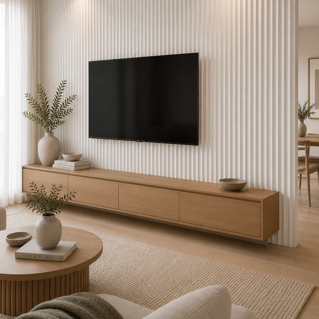 Mikos 1200 x 600mm Primed Flexible Scallop Wall Panels