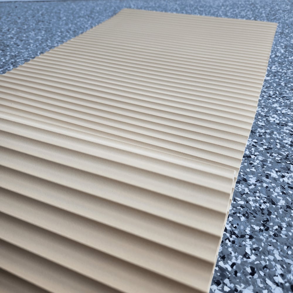 Curvatura 2400 x 1200mm Flexible Scallop Roll Panel
