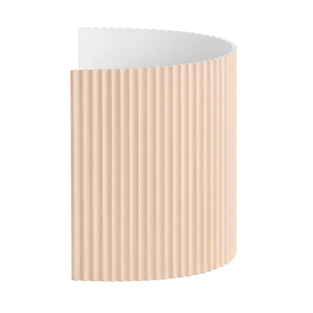 Curvatura 2400 x 1200mm Flexible Scallop Roll Panel