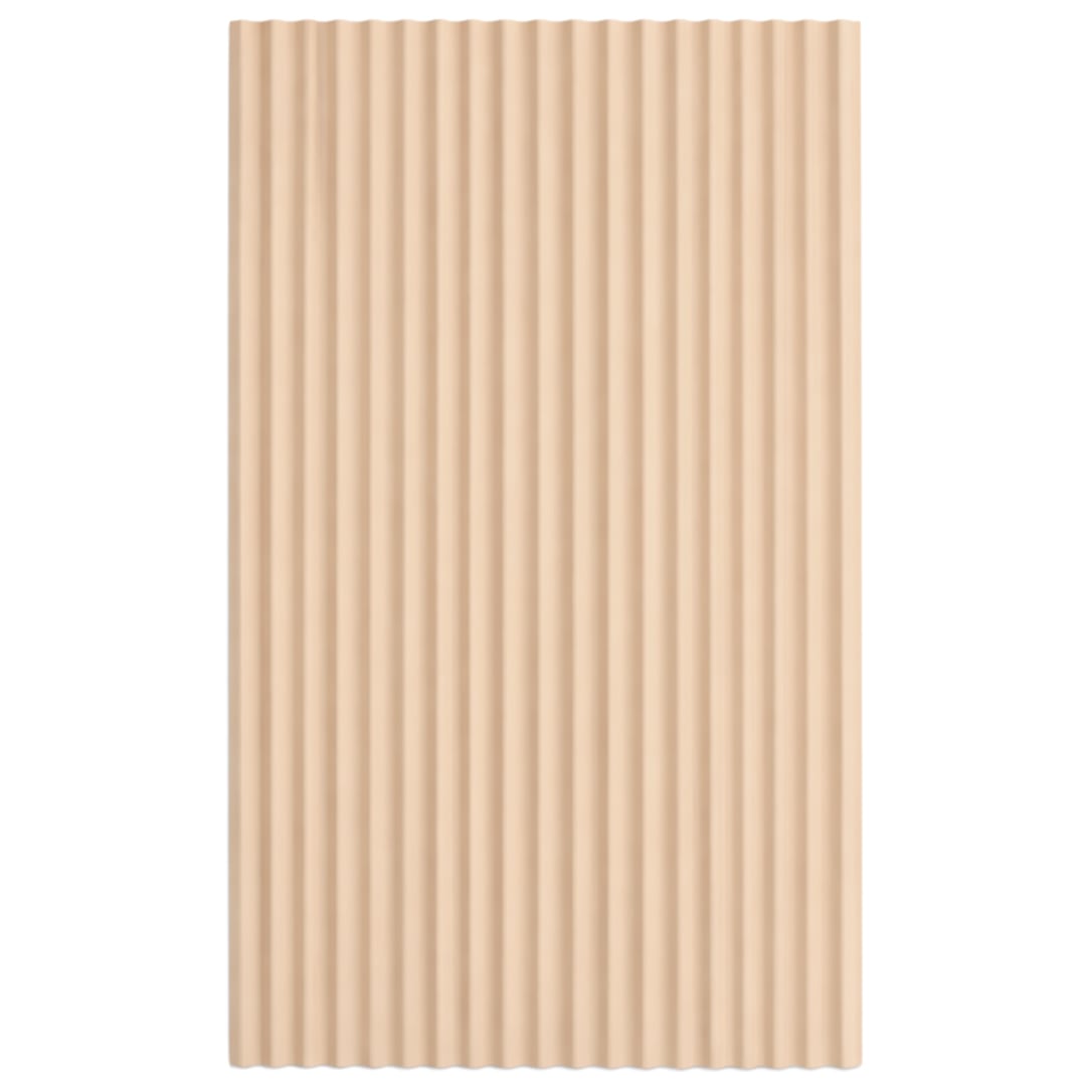 Curvatura 2400 x 1200mm Flexible Large Scallop Roll Panel