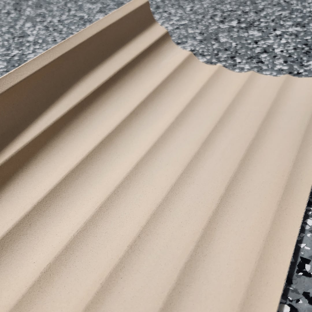 Curvatura 2400 x 1200mm Flexible Large Scallop Roll Panel