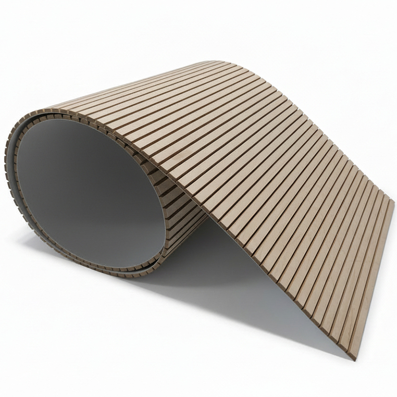 Mikos 1200 x 600mm Natural Birch Flexible Slat Wall Panels