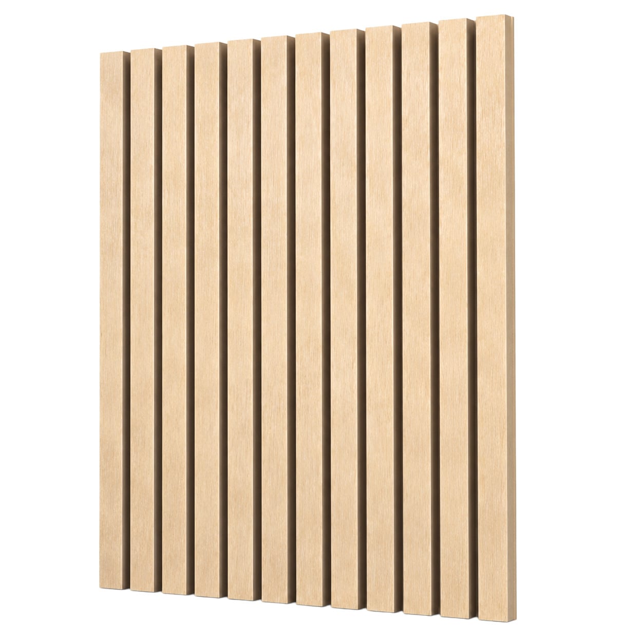 Mikos 1200 x 600mm Natural Birch Flexible Slat Wall Panels