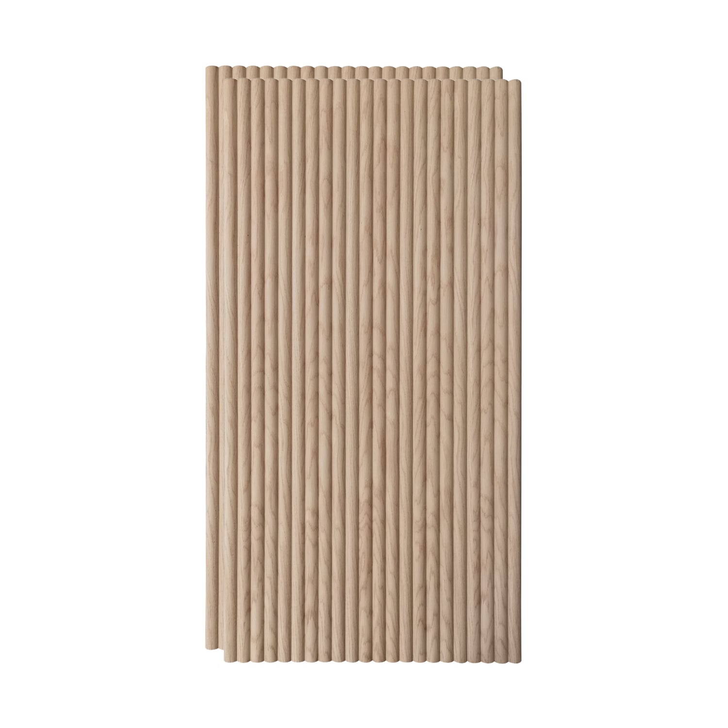 Mikos 1200 x 600mm Oak Grain Flexible Demi Round Wall Panels