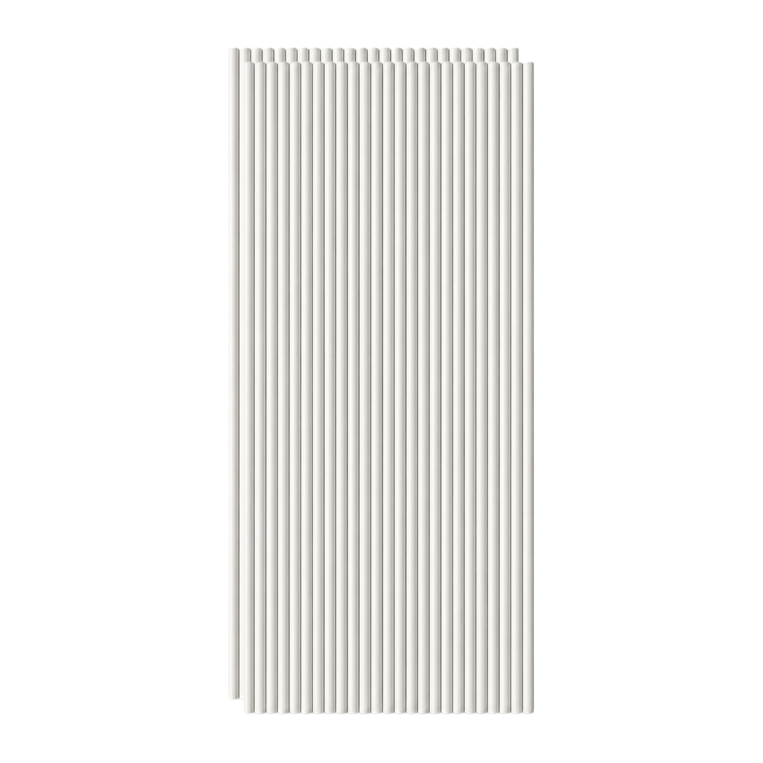 Mikos 1200 x 600mm Primed Flexible Demi Round Wall Panels