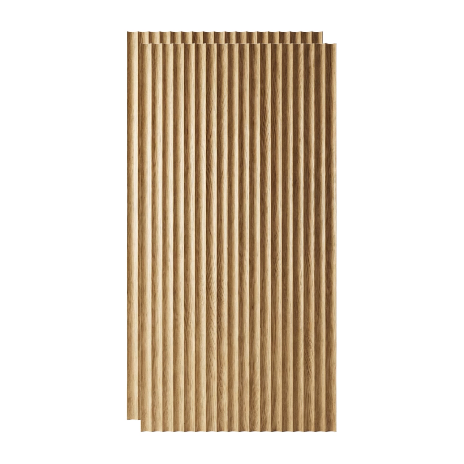 Mikos 1200 x 600mm Oak Grain Flexible Scallop Wall Panels