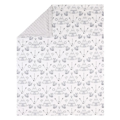 The Peanutshell Teepee Pram Blanket Temple & ster