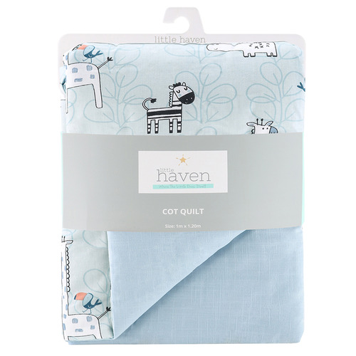 Little Haven Safari Cot Quilt Temple & ster