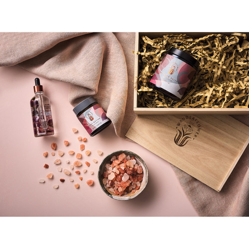 Wanderflower 3 Piece Time to Unwind Wellness Set Temple & ster