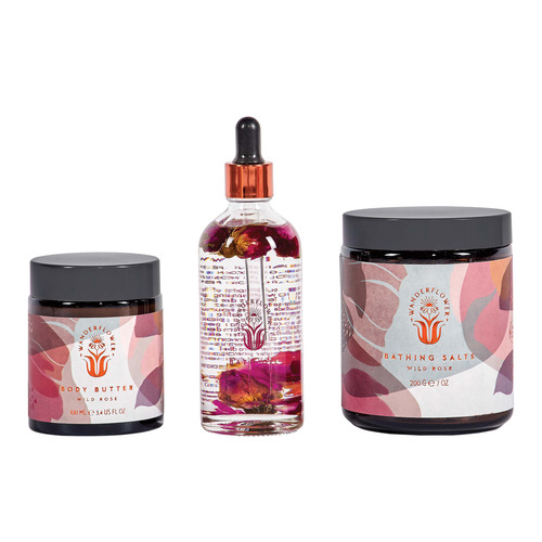 Wanderflower 3 Piece Time to Unwind Wellness Set Temple & ster