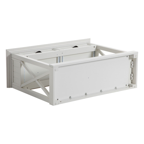 SandStoneSea White Hamptons 2 Drawer Console Table Temple & ster