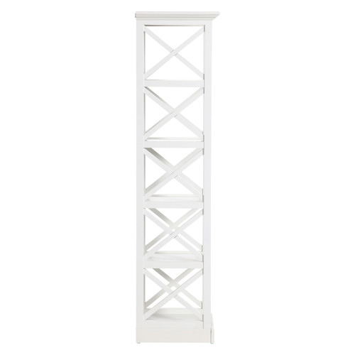 SandStoneSea White Hamptons 5Tier Open Bookshelf Temple & ster