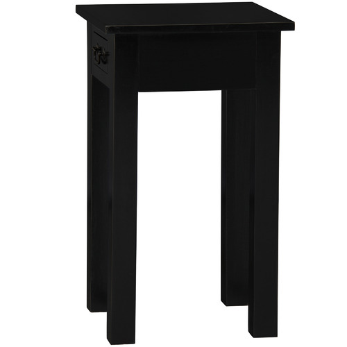 SandStoneSea Black Larsson Mahogany Side Table Temple & ster
