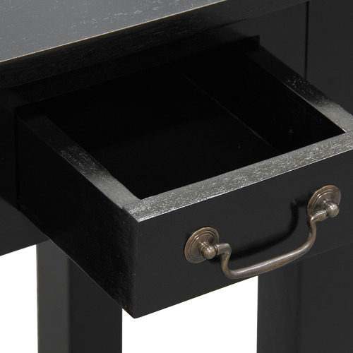 SandStoneSea Black Larsson Mahogany Side Table Temple & ster