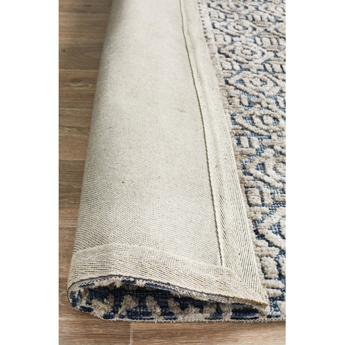 SandStoneSea Charcoal, Navy & Natural Distressed Nomadic Rug | Temple ...