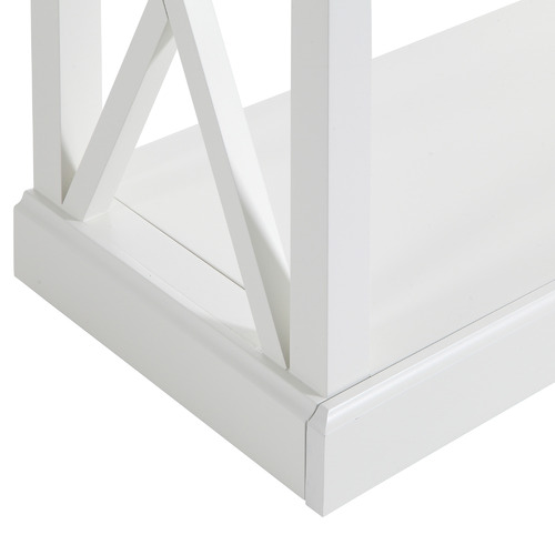 SandStoneSea White Hamptons 2 Drawer Console Table Temple & ster