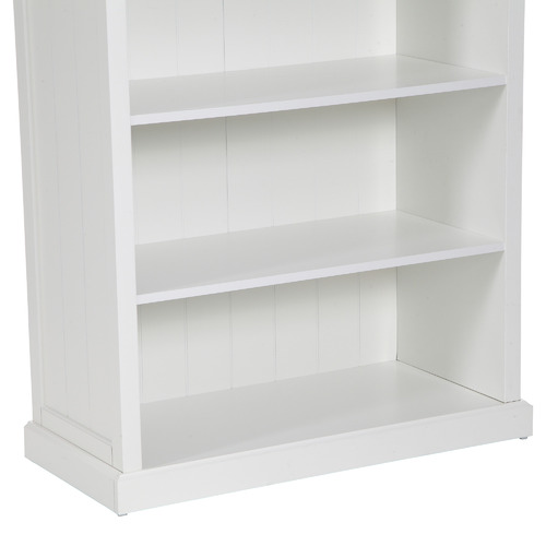 Sandstonesea White Hamptons Large Closed Bookshelf 