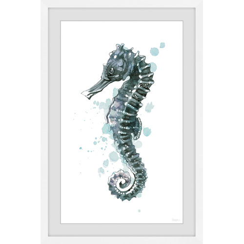 seahorse framed artwork