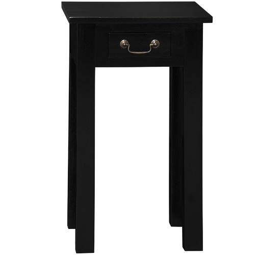 SandStoneSea Black Larsson Mahogany Side Table Temple & ster