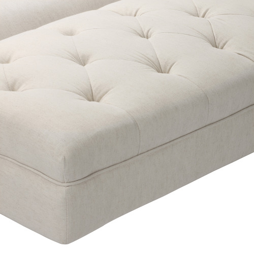 SandStoneSea Richmond 3 Seater Linen Chesterfield Sofa Bed Temple