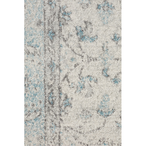 SandStoneSea Blue & Cream Evanna VintageStyle Rug Temple & ster