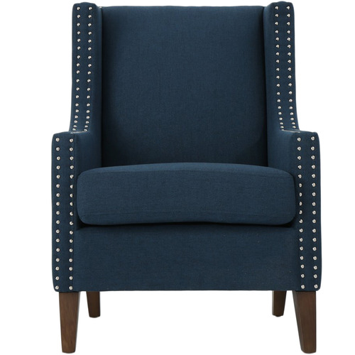SandStoneSea Woods Studded Wingback Club Armchair Temple & ster