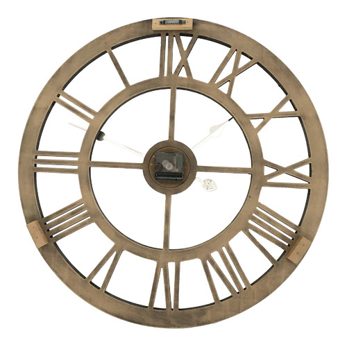 SandStoneSea 60cm Black Hamptons Wall Clock Temple & Webster