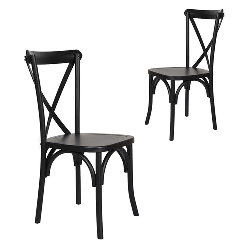 temple and webster dining chairs black