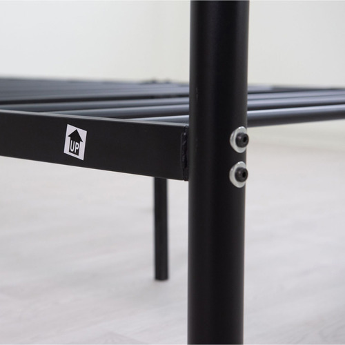 SandStoneSea Black Brooklyn Metal Bed Temple & ster