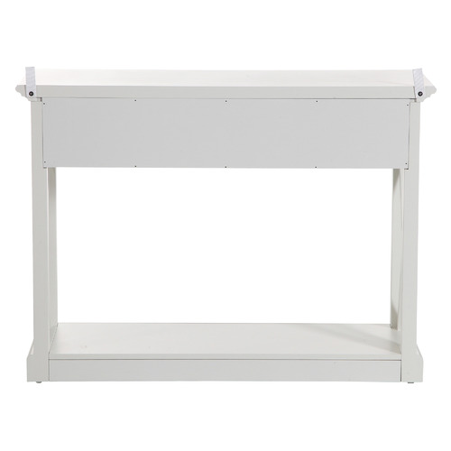 SandStoneSea White Hamptons 2 Drawer Console Table Temple & ster
