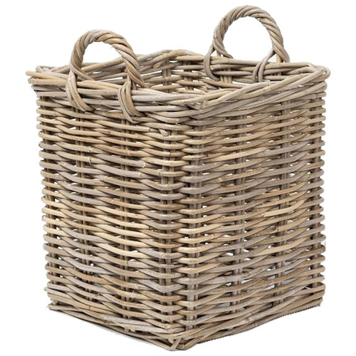 SandStoneSea Westminster Cane Square Storage Basket | Temple & Webster