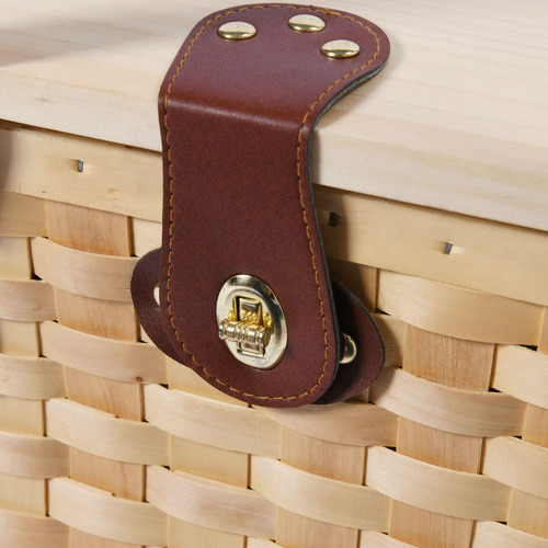 Peach 4 Person Barossa Picnic Basket Set