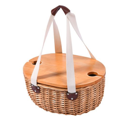 Natural & Cream 2 Person McLaren Vale Picnic Basket Set