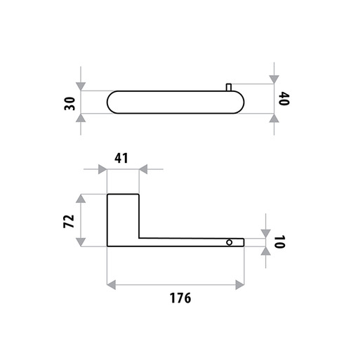 Huntingwood Stainless Steel Toilet Roll Holder