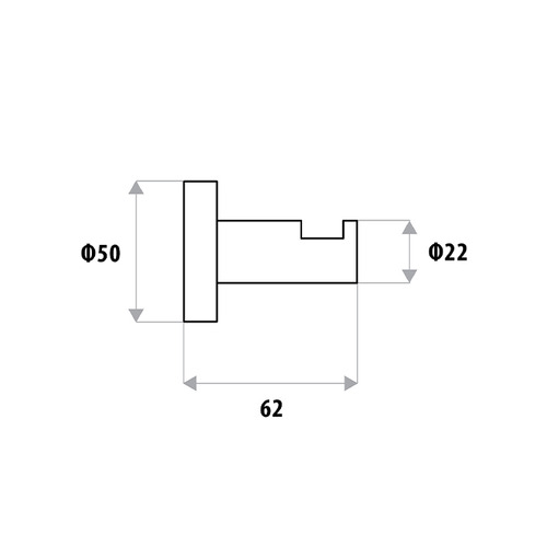Loui Stainless Steel Robe Hook