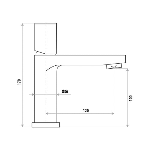 The Gabe Basin Mixer Tap