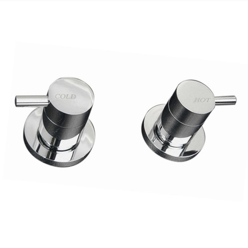 2 Piece Elle Brass Wall Top Assembly Set