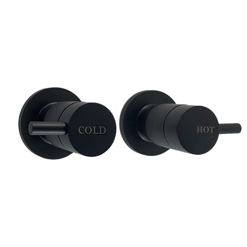2 Piece Elle Brass Wall Top Assembly Set