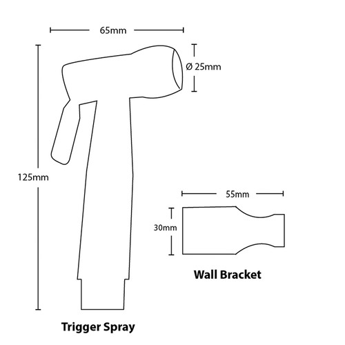 Leau Stainless Steel Toilet Bidet Spray