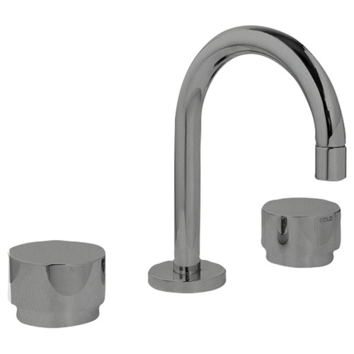 3 Piece Loui Brass Gooseneck Spout & Mixer Set