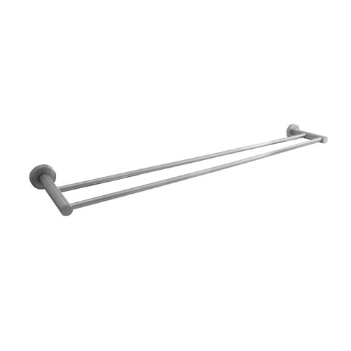 Elle Brushed Stainless Steel Double Towel Rail