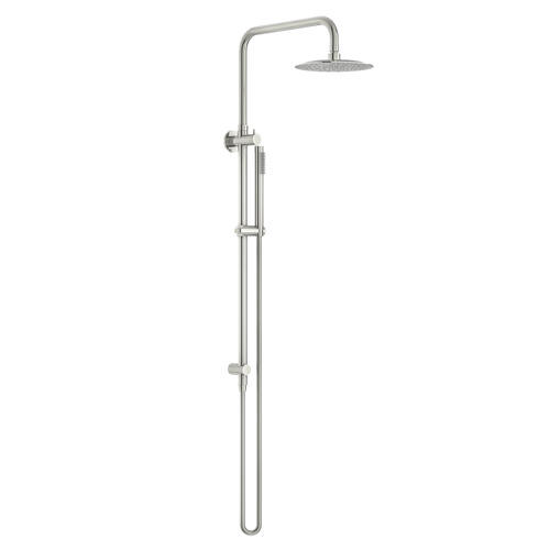 Elle Stainless Steel Round Twin Shower Set
