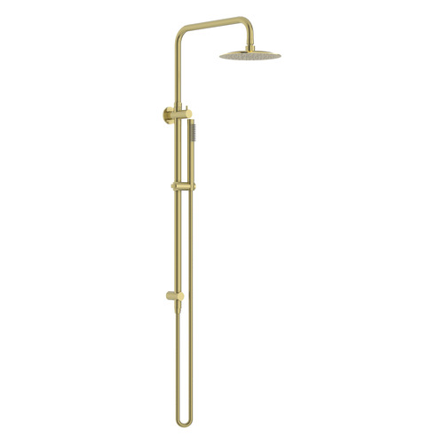 Elle Stainless Steel Round Twin Shower Set