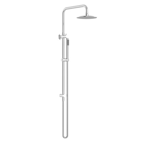 Elle Stainless Steel Round Twin Shower Set