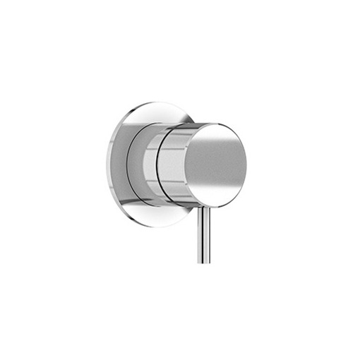 Elle Round Stainless Steel Shower/Bath Wall Mixer