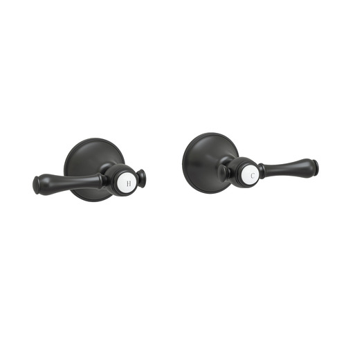 Stanwell Matte Black Wall Top Assemblies