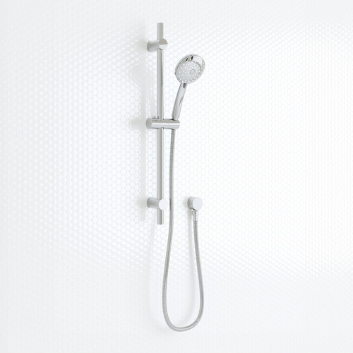 Sami Chrome Round Rail Shower